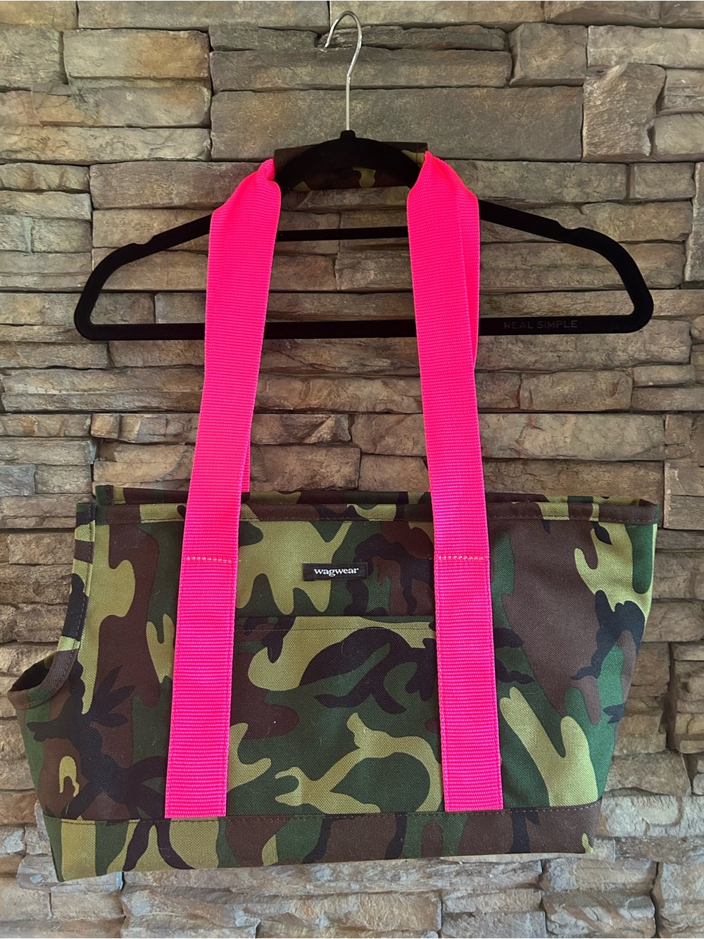 Wagwear Cordura Camo Neon Zipper Tote